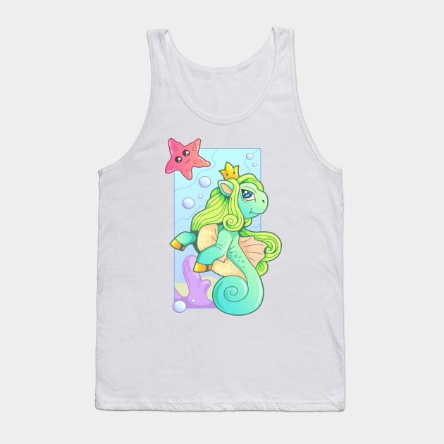 cute pony seahorse Tank Top by YMFargon